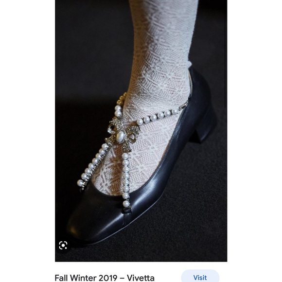 Vivetta heals ballet flats with chain jewels 36 - Picture 8 of 12